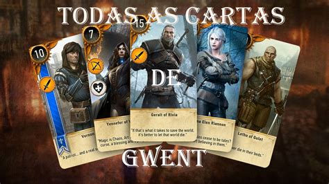 todas as cartas de gwent.